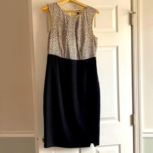 Talbots sleeveless shift dress